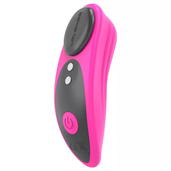 Lovense Ferri - lietotnē vadāms klitora vibrators (melns-rozā)