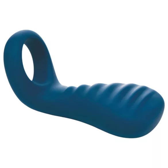 OHMIBOD Bluemotion Nex 3 - viedais, vibrējošais dzimumlocekļa gredzens (zils)