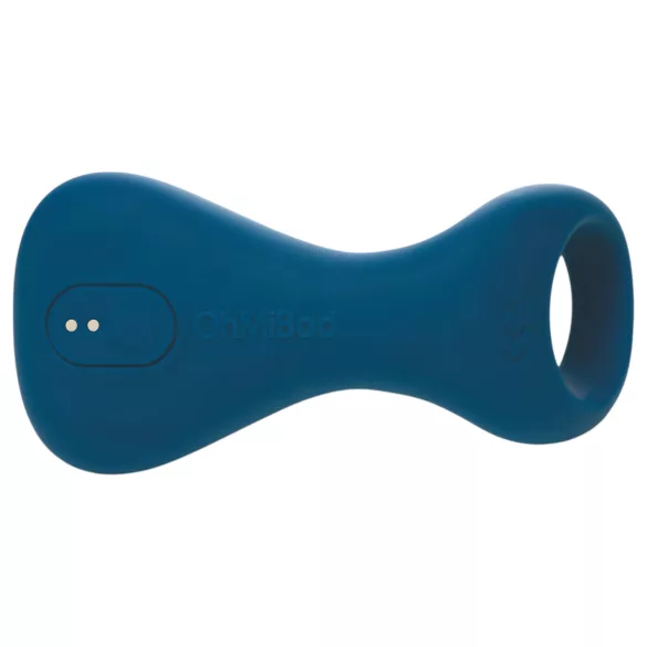 OHMIBOD Bluemotion Nex 3 - viedais, vibrējošais dzimumlocekļa gredzens (zils)