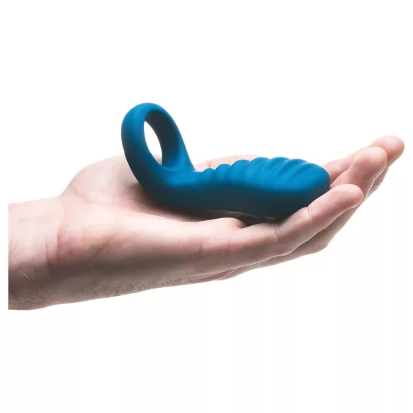 OHMIBOD Bluemotion Nex 3 - viedais, vibrējošais dzimumlocekļa gredzens (zils)