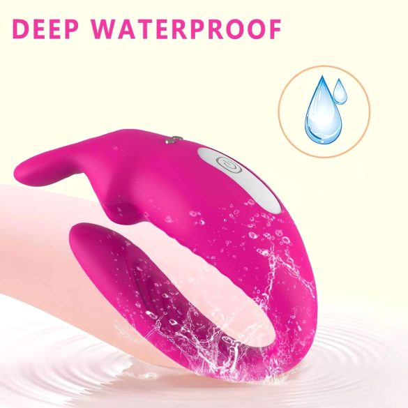 Aixiasia Hera - uzlādējams, vadāms pāru vibrators (rozā)