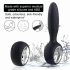 Aixiasia Dylon-Remote - anālais vibrators ar pulti, uzlādējams, melns