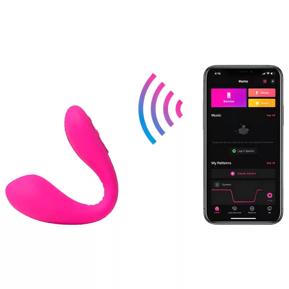 Lovense Dolce - lietotnes vadāms pāru vibrators (rozā)