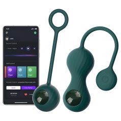  Magic Motion Crystal Duo - kegel bumbiņu komplekts ar aplikāciju zaļš