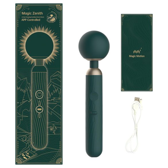 Magic Motion Zenith - vibrējošais masāžas vibrators zaļš