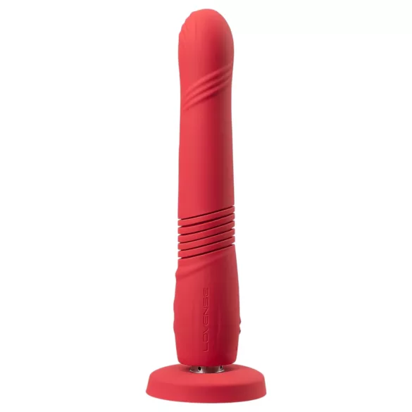LOVENSE Gravity - uzlādējams, stumjošs vibrators (sarkans)