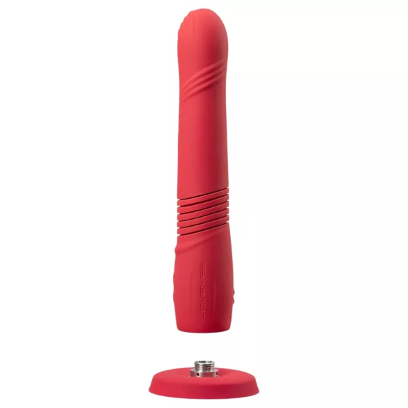 LOVENSE Gravity - uzlādējams, stumjošs vibrators (sarkans)
