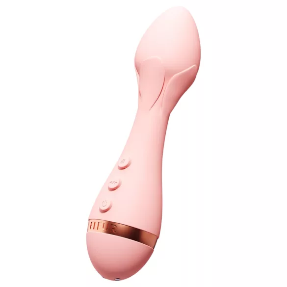 Vush Fleur - uzlādējams, ūdensizturīgs masāžas vibrators (rozā)