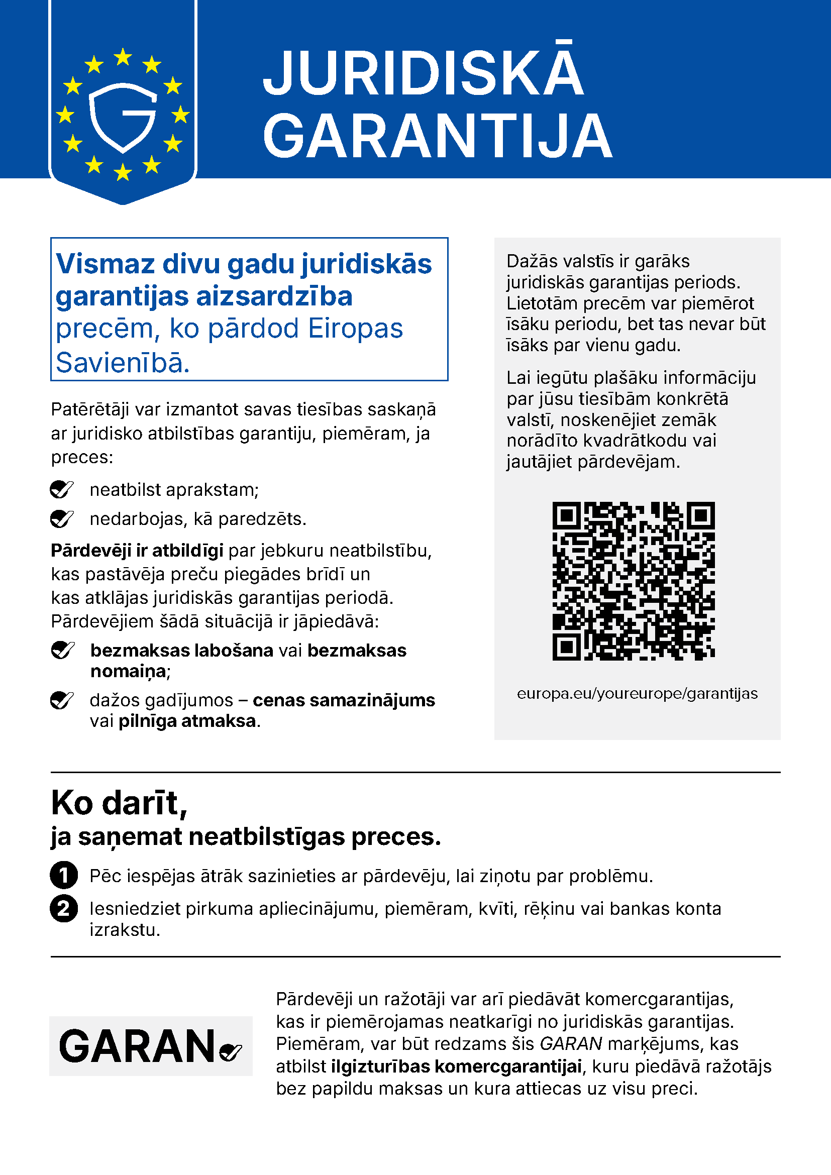JURIDISKĀ GARANTIJA