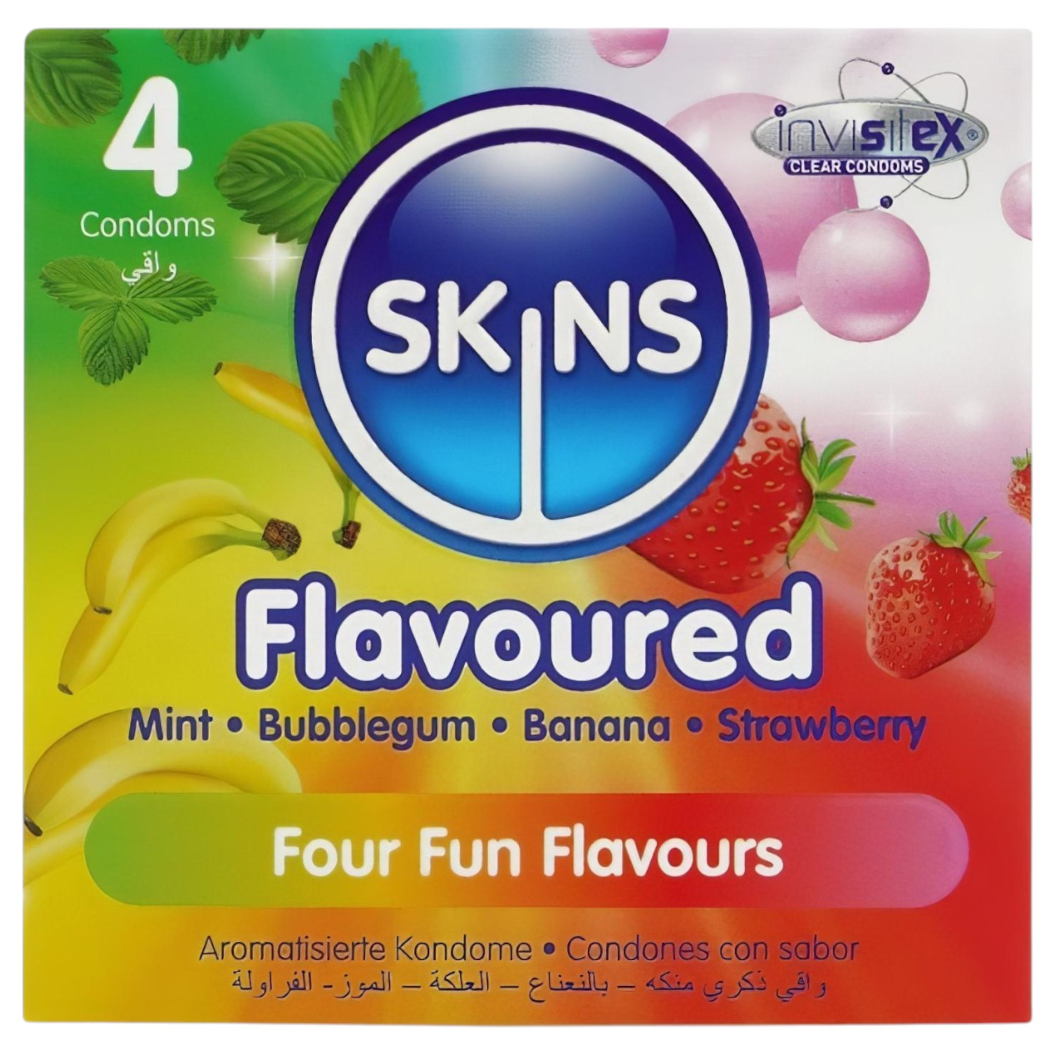 Skins - aromatizēts prezervatīvs - piparmētra