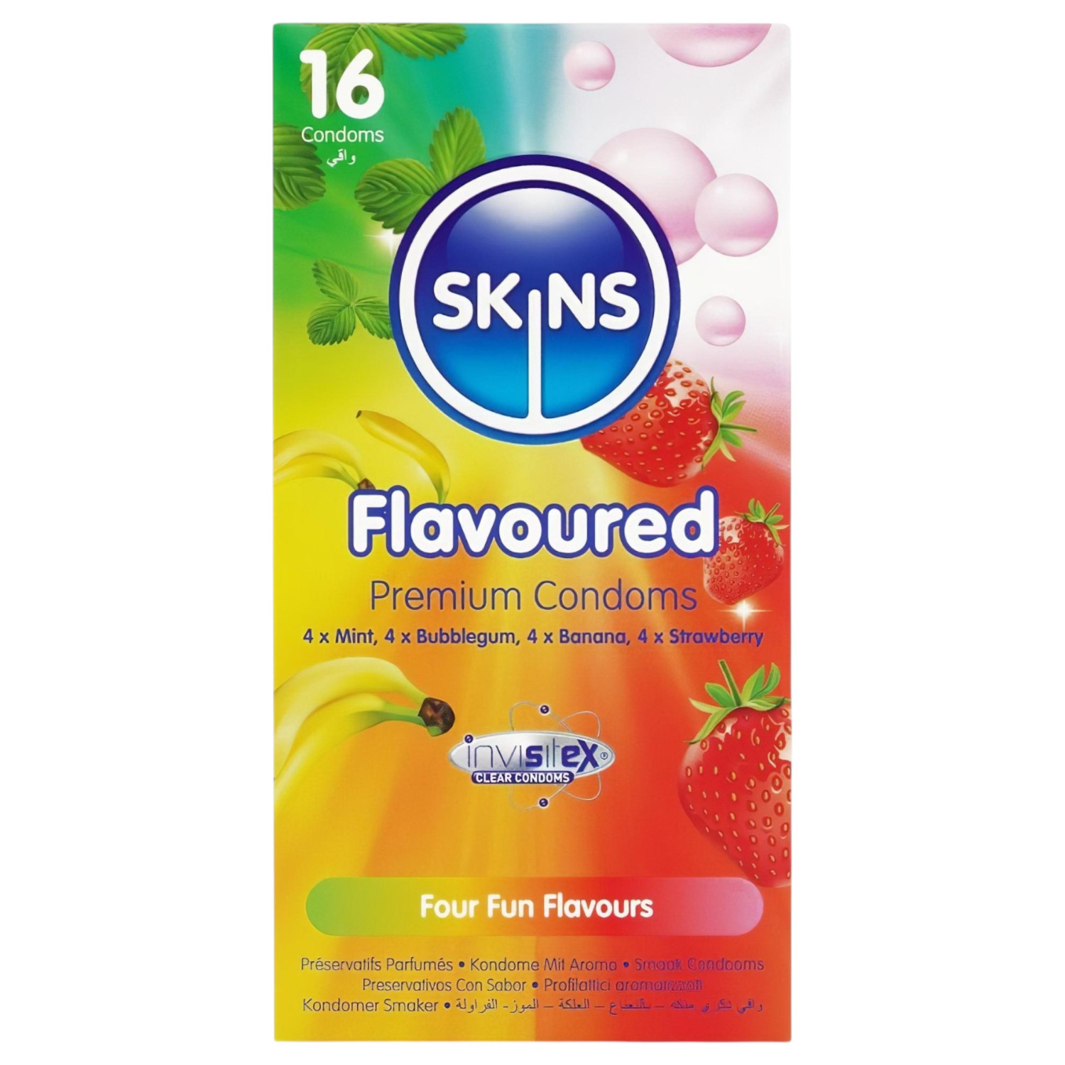 Skins - aromatizēti prezervatīvi - piparmētra